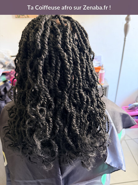 Vanilles sur dreadlocks