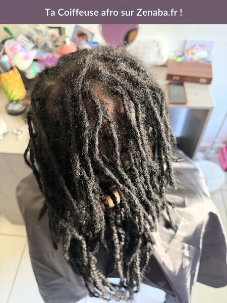 Vanilles sur dreadlocks