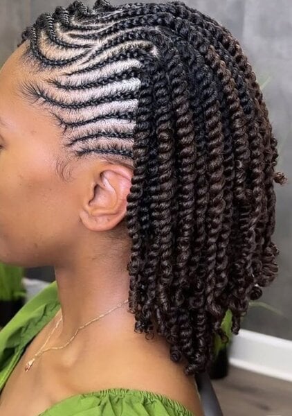 Vanilles (twists) avec traçage sculpté et finition naturelle