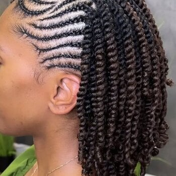 Vanilles (twists) avec traçage sculpté et finition naturelle