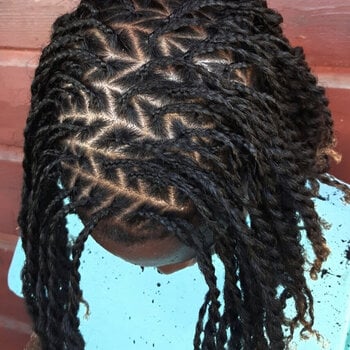 Vanilles (twists) sur cheveux naturels (Garçon)