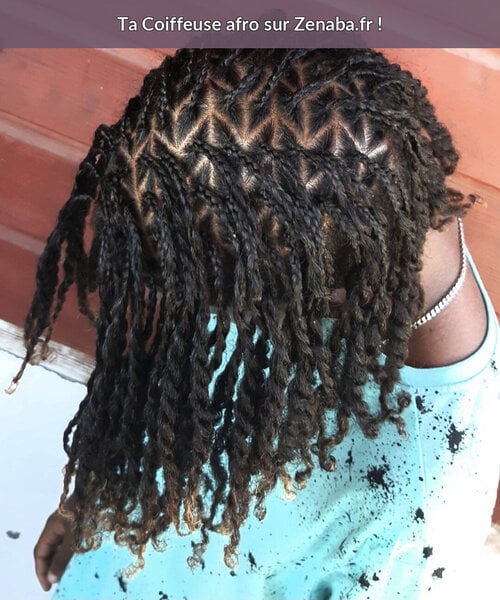 Vanilles (twists) sur cheveux naturels (Garçon)