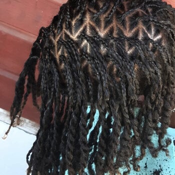 Vanilles (twists) sur cheveux naturels (Garçon)