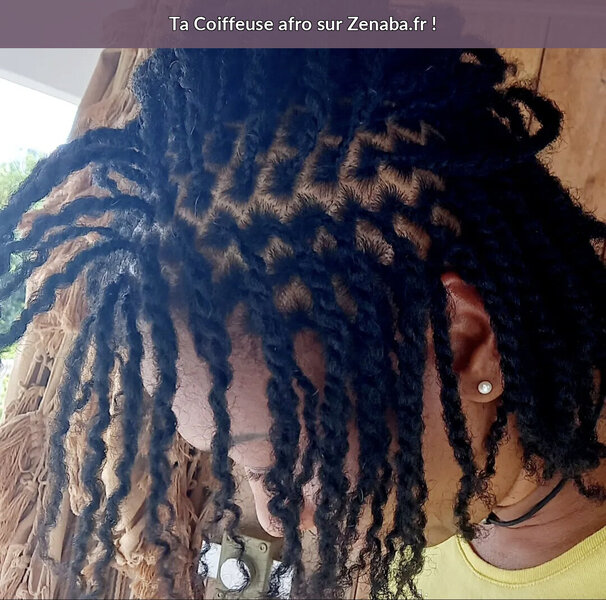 Vanilles (twists) sur cheveux naturels