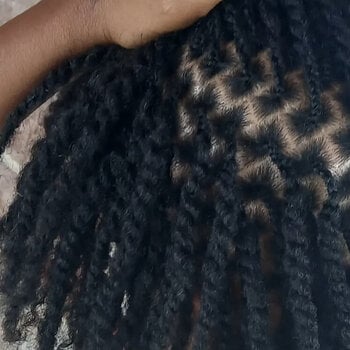 Vanilles (twists) sur cheveux naturels