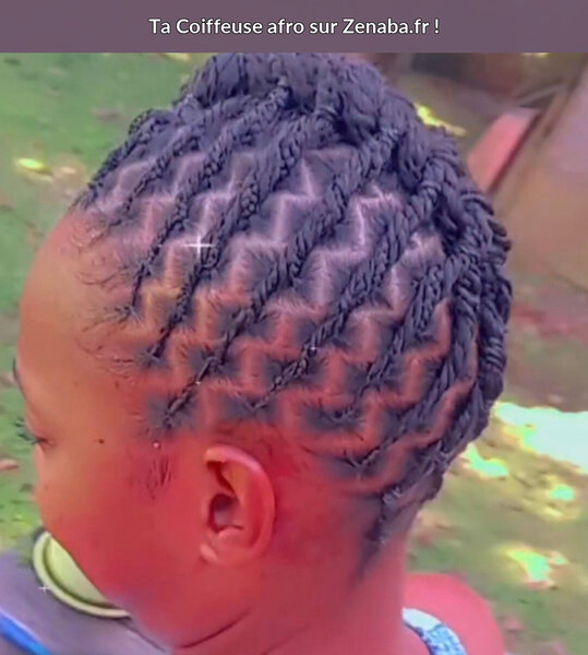 Vanilles (twists) sur cheveux naturels