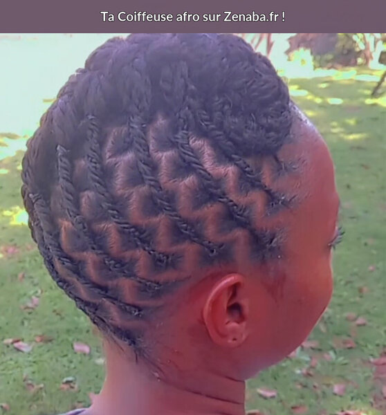 Vanilles (twists) sur cheveux naturels