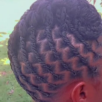 Vanilles (twists) sur cheveux naturels