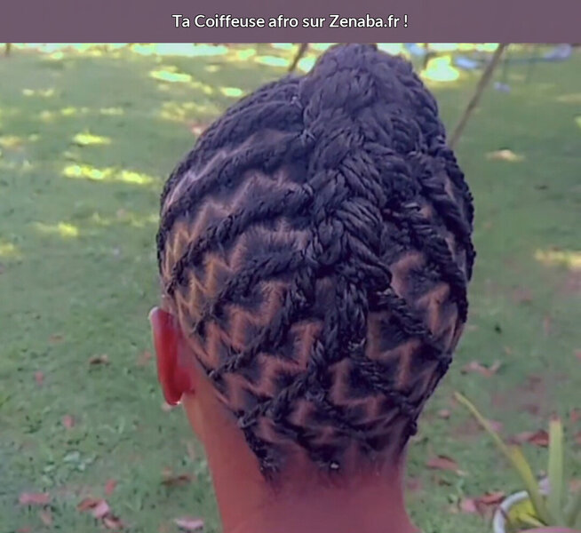Vanilles (twists) sur cheveux naturels