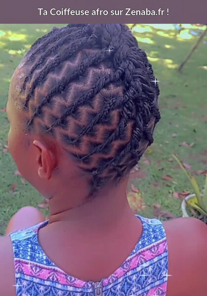 Vanilles (twists) sur cheveux naturels