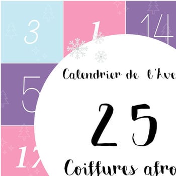 calendrier de l'avent de la coiffure afro