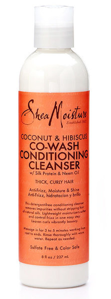 Shea Moisture Coconut & Hibiscus Co-wash conditionning cleanser