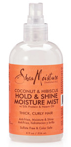 Shea Moisture Coconut & Hibiscus hold and shine moisture mist